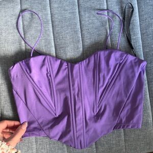 Forever 21 Violet Bustier Top
